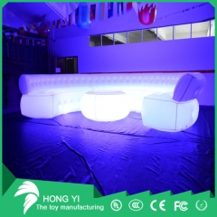 Adcanced Material Party Decorations Inflatable Sofa With Light