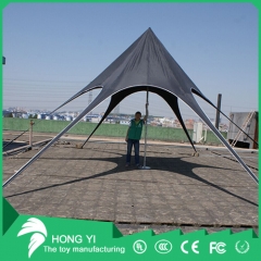 Outdoor Customize Black Star Tents With 8 Meter Long