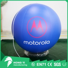 Two-color mosaic advertising print LED inflatable decorative ball