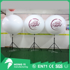 Bracket inflatable LED advertising promotion balloon with bracket