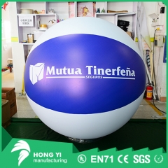 Two-color advertising print air inflatable balloon ball