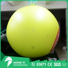 Giant PVC Inflatable Advertising Logo Inflatable Yellow Balloon