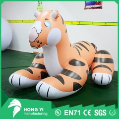 Inflatable cartoon tiger toy for HD printing can be used for outdoor decoration