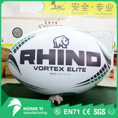 Large inflatable oval shape advertising print football can be used for decorative exhibitions
