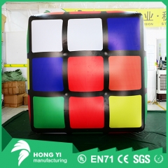 Giant high quality PVC inflatable puzzle cube