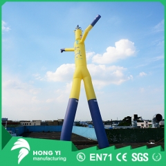 Outdoor large inflatable yellow air dancer for advertising promotion