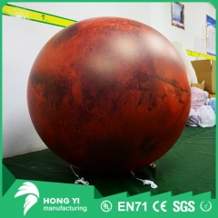1 meter high quality PVC inflatable Mars decorative ball