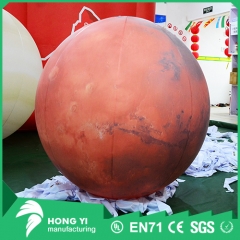 Small inflatable Mars planets can be used for decorative exhibitions
