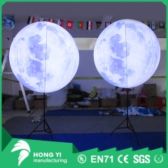HD Planet Pattern Printing PVC Inflatable Bracket Light Ball Decoration