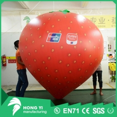 PVC inflatable fruit inflatable red advertising printed strawberry model