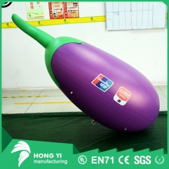 PVC inflatable vegetable inflatable purple eggplant model can be used for advertising promotion