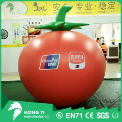High quality PVC inflatable red tomato model inflatable vegetable model