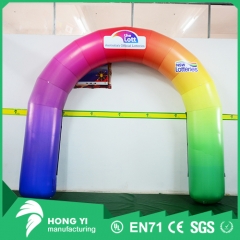 Outdoor large color gradient inflatable arch advertising arch promotion
