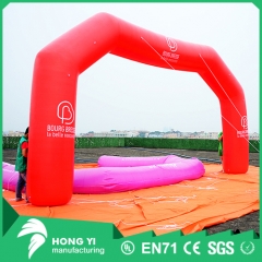 High quality outdoor large red inflatable arch logo printing inflatable arch