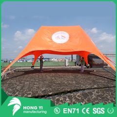 Outdoor large orange shade star tent HD pattern printing star tent
