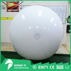 Custom shopping mall decoration ball all white chandelier inflatable ball