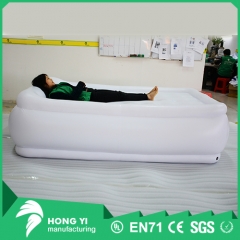 Manufacturer custom home double white inflatable bed thick portable lunch bed