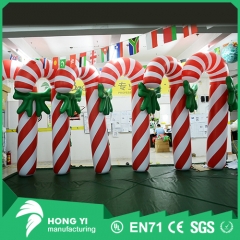 Customized Personality Christmas Decorations Giant Inflatable Candy Canes